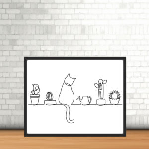 αφίσα με γάτες