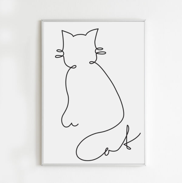 πινακας με γατες αφισα με γατα