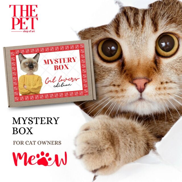 Το Mystery Box – Cat Lovers είναι το απόλυτο δώρο για εσένα που λατρεύεις τη γάτα σου, ενώ το περιεχόμενο του είναι 100% έκπληξη!#THEPET #MysteryBox #ConceptShop for #petowners